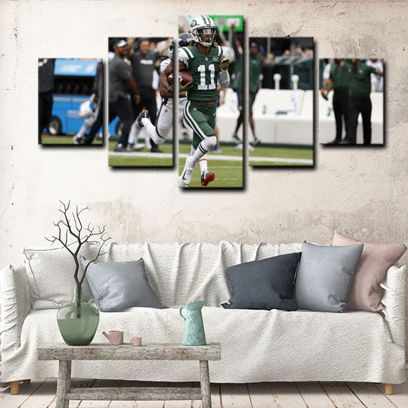 5 piece abstract canvas art framed prints  Robby Anderson live room decor1220 (1)