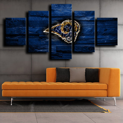 5 piece art canvas prints Rams Logo wall picture-1228 (1)