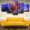5 piece art paintings Chicago Bears logo emblem wall picture-1213 (2)