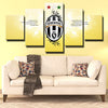 5 piece art paintings canvas prints La Signora Omicidi yellow art for home decor -1210 (2)