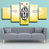 5 piece art paintings canvas prints La Signora Omicidi yellow art for home decor -1210 (3)