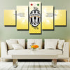 5 piece art paintings canvas prints La Signora Omicidi yellow art for home decor -1210 (4)