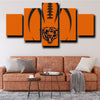 5 piece artwork prints Chicago Bears Logo home decor-1215 (4)