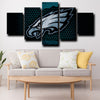 5 piece canvas Art prints Philadelphia Eagles Emblem wall picture-1204 (2)