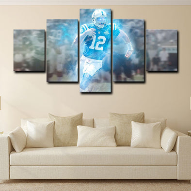 5 piece canvas art art prints Andrew Luck  wall picture1200 (1)