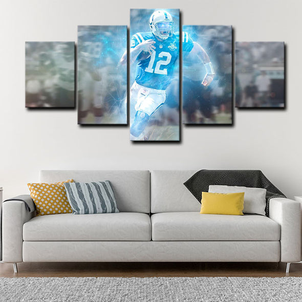5 piece canvas art art prints Andrew Luck  wall picture1200 (3)