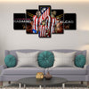 5 piece canvas art art prints Atletico Madrid  wall picture 1238(2)