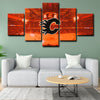 5 piece canvas art art prints Calgary Flames  wall picture1211 (1)