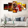  5 piece canvas art art prints Colin Rand Kaepernick1  wall picture1200 (4)