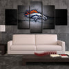 5 piece canvas art art prints Denver Broncos  wall picture1200 (2)