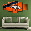  5 piece canvas art art prints Denver Broncos  wall picture1220 (2)