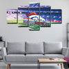 5 piece canvas art art prints Denver Broncos  wall picture1250 (3)