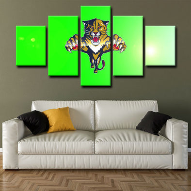 5 piece canvas art art prints Florida Panthers  wall picture1210 (1)