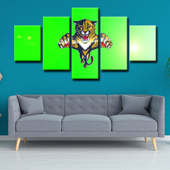 5 piece canvas art art prints Florida Panthers  wall picture1210 (2)