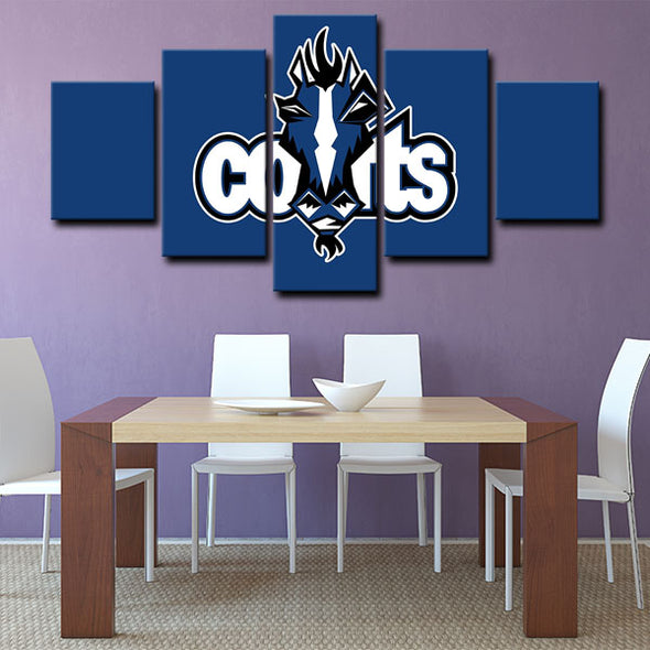 5 piece canvas art art prints Indianapolis Colts  wall picture1207 (3)