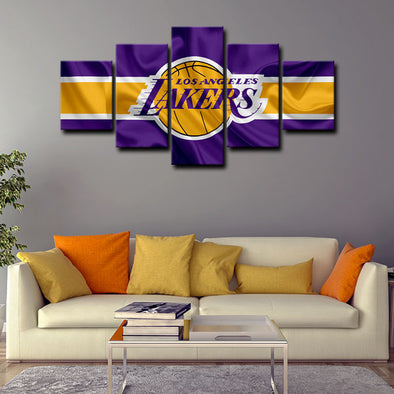 5 piece canvas art art prints Los Angeles Lakers Bryant  wall picture1218 (1)