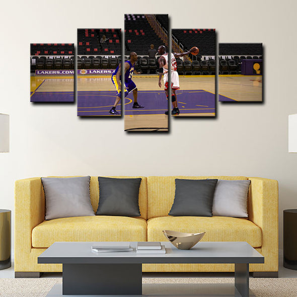 5 piece canvas art art prints Michael Jordan  wall picture1228 (4)