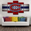5 piece canvas art art prints Montreal Canadiens  wall picture1210 (1)