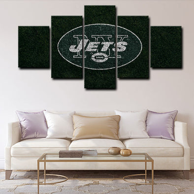 5 piece canvas art art prints New York Jets  wall picture1200 (1)