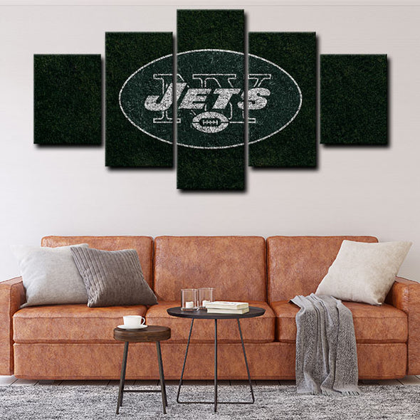 5 piece canvas art art prints New York Jets  wall picture1200 (2)