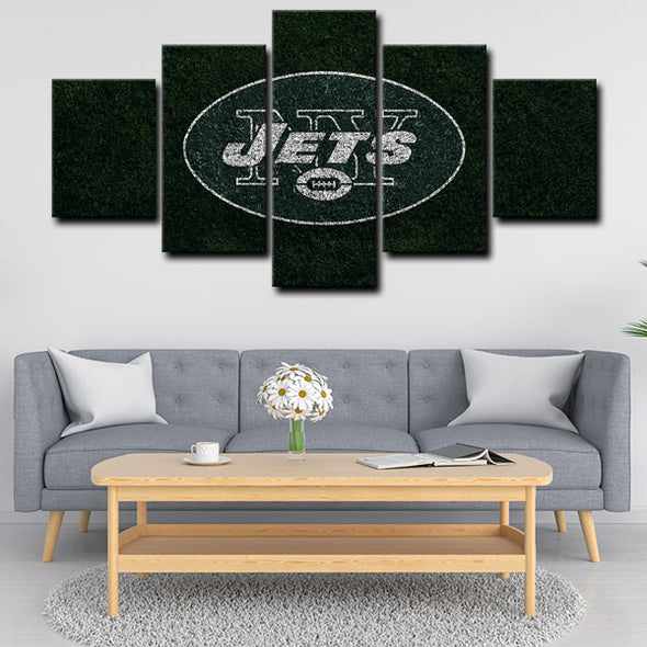 5 piece canvas art art prints New York Jets  wall picture1200 (4)