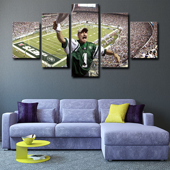 5 piece canvas art art prints New York Jets  wall picture1227 (2)