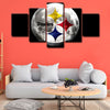 5 piece canvas art art prints Pittsburgh Steelers  wall picture1220 (3)