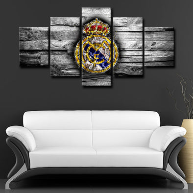5 piece canvas art art prints Real Madrid CF  wall picture1200 (1)