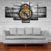 5 piece canvas art art prints Real Madrid CF  wall picture1200 (3)