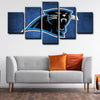 5 piece canvas art art prints arolina Panthers  wall picture1214 (4)