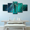 5 piece canvas art custom framed prints  Giannis Antetokounmpo decor picture1220 (2)
