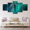 5 piece canvas art custom framed prints  Giannis Antetokounmpo decor picture1220 (4)
