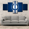 5 piece canvas art custom framed prints  Indianapolis Colts decor picture1215 (2)