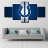 5 piece canvas art custom framed prints  Indianapolis Colts decor picture1215 (4)