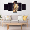5 piece canvas art custom framed prints  LeBron James decor picture1221 (1)
