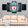 5 piece canvas art custom framed prints  Liverpool Football Club decor picture1208 (1)