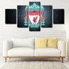 5 piece canvas art custom framed prints  Liverpool Football Club decor picture1208 (2)