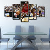 5 piece canvas art custom framed prints  Michael Jordan decor picture1226 (2)