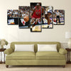 5 piece canvas art custom framed prints  Michael Jordan decor picture1226 (3)