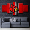5 piece canvas art custom modern art framed prints St Louis Cardinals  decor picture1208(4)