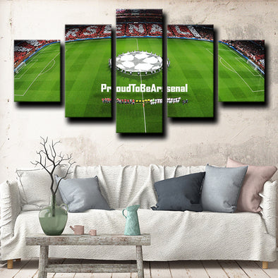 5 piece canvas art custom prints Arsenal Emirates Stadium room decor-1222 (1)