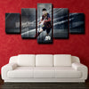 5 piece canvas art custom prints Barcelona Messi live room decor-1203 (4)