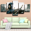5 piece canvas art framed prints Assassin Unity Arno wall picture-1202 (3)