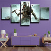 5 piece canvas art framed prints Assassin's Creed III wall picture-1204 (2)