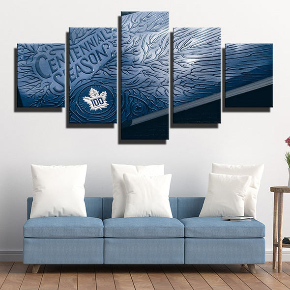 5 piece canvas art framed prints Buds Branch pattern decor picture-1242 (1)
