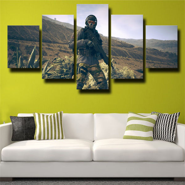 5 piece canvas art framed prints COD Modern Warfare 2 wall picture-1303 (3)