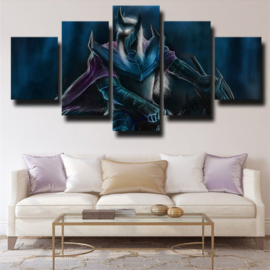 5 piece canvas art framed prints DOTA 2 Abaddon wall picture-1204 (1)