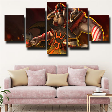 5 piece canvas art framed prints DOTA 2 Beastmaster wall picture-1245 (1)