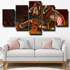 5 piece canvas art framed prints DOTA 2 Beastmaster wall picture-1245 (3)
