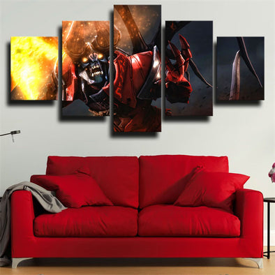 5 piece canvas art framed prints DOTA 2 Doom decor picture-1300 (1)